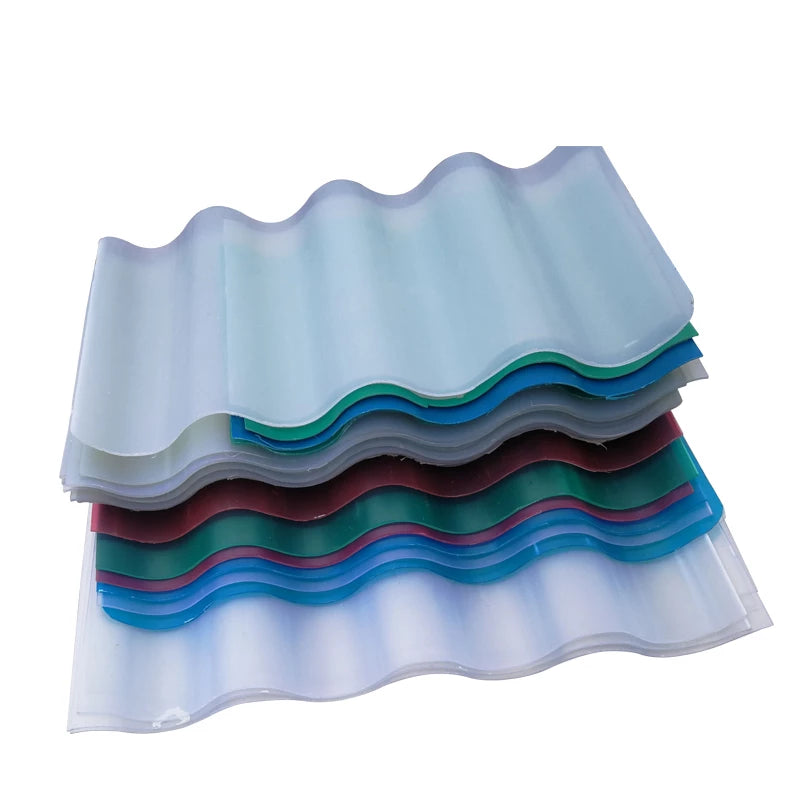 Good Light Transmission UPVC Translucent Corrugated Roof Panels