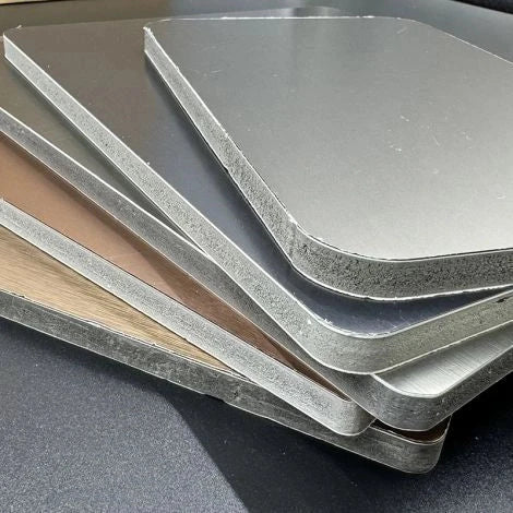 Tấm tường PVC ốp kim loại bền bỉ, trang trí nội thất thời trang