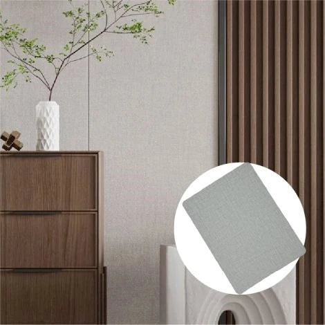 Tấm tường vải chống thấm WPC than tre carbon dùng trang trí tường nội thất có bề mặt hoa văn