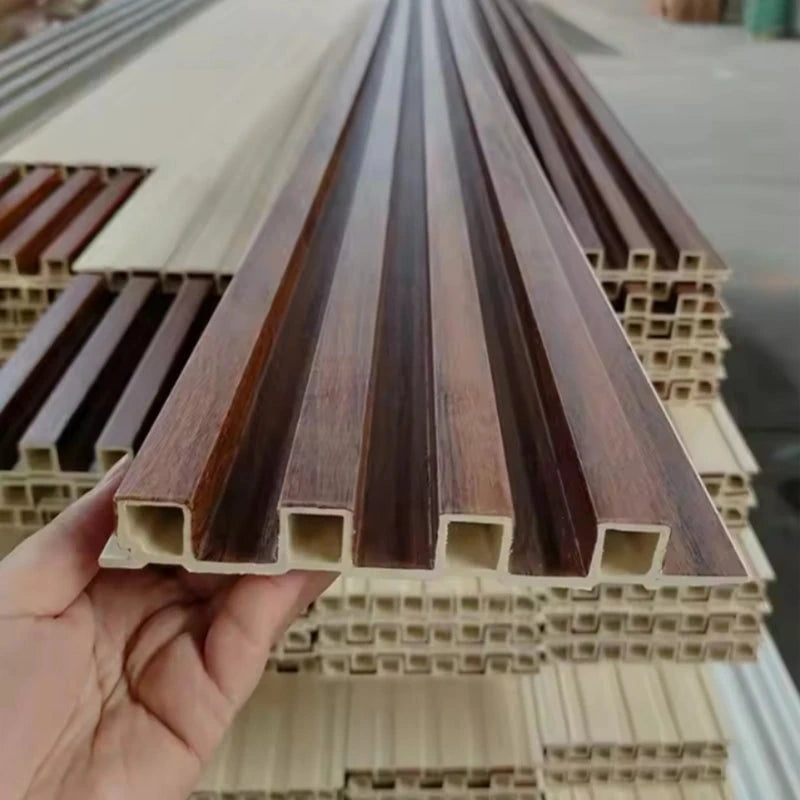 Tấm ốp tường WPC rãnh trang trí thân thiện môi trường cho thiết kế nội thất hiện đại