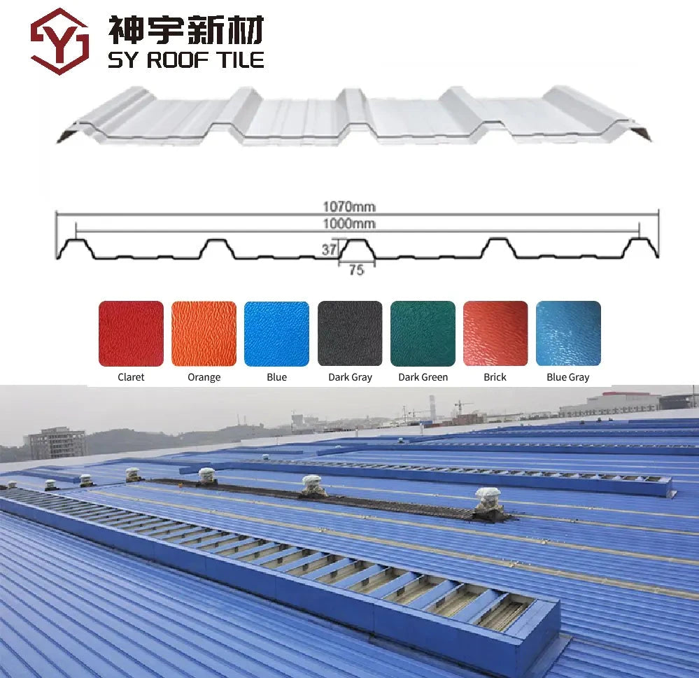 Tấm hồ sơ sóng PVC giá tốt, lợp mái sinh thái uPVC cho nhà kho nhỏ & mái hiên giàn hoa