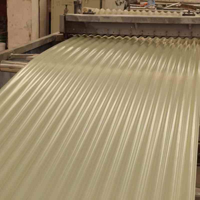 Supplier of Translucent Plastic Roofing Corrugated Sheets for Light Transmitting Purpose