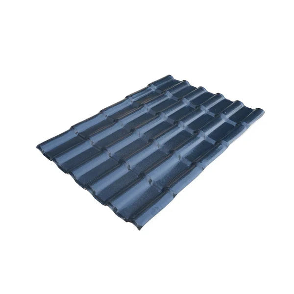 Ngói Tây Ban Nha nhựa tổng hợp ASA PVC 1050mm màu xám đậm
