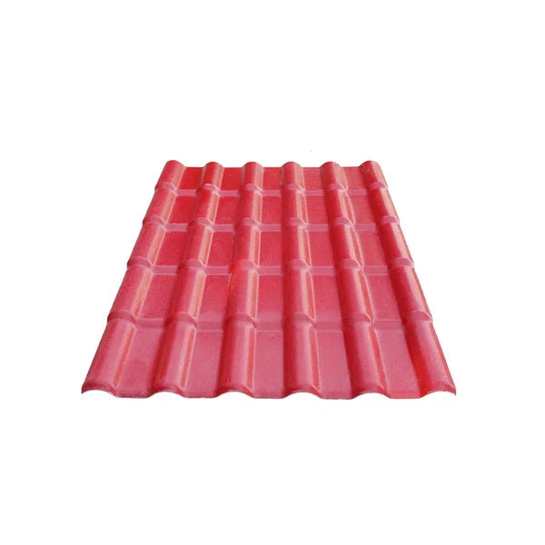 Ngói Tây Ban Nha nhựa tổng hợp ASA PVC 1050mm màu đỏ Trung Hoa