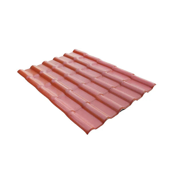 Ngói Tây Ban Nha nhựa tổng hợp ASA PVC 1050mm màu gạch đỏ