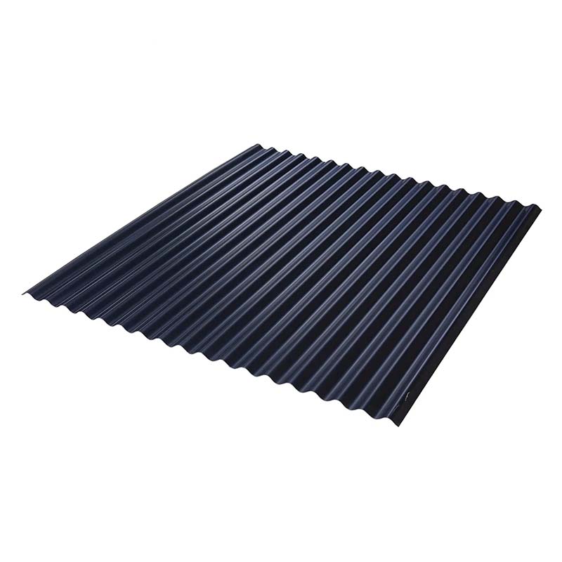 Tấm lợp mái sóng UPVC hình dạng sóng tròn màu đen