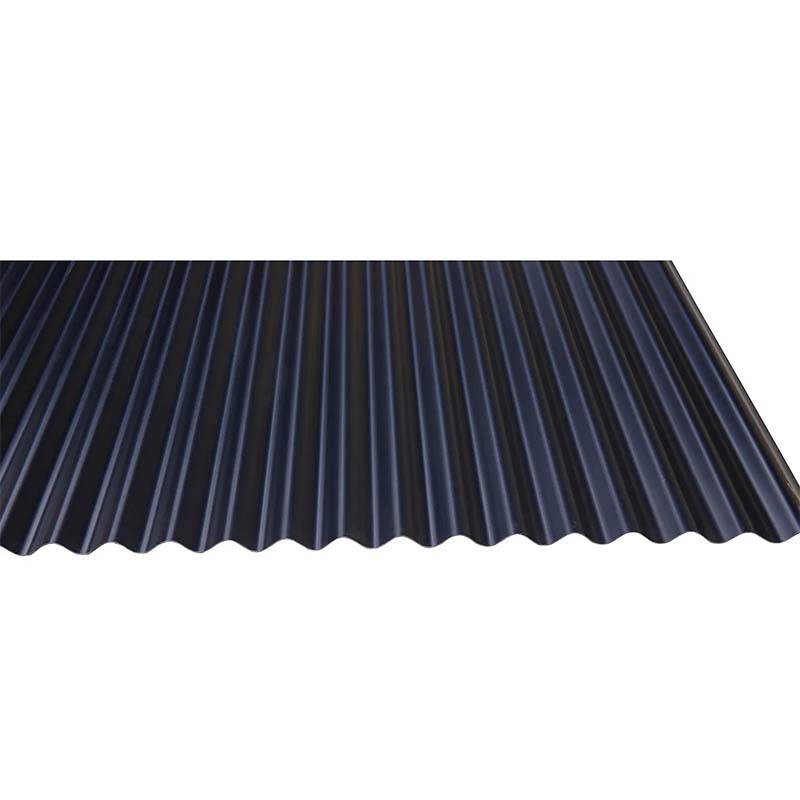 Tấm lợp mái sóng UPVC hình dạng sóng tròn màu đen