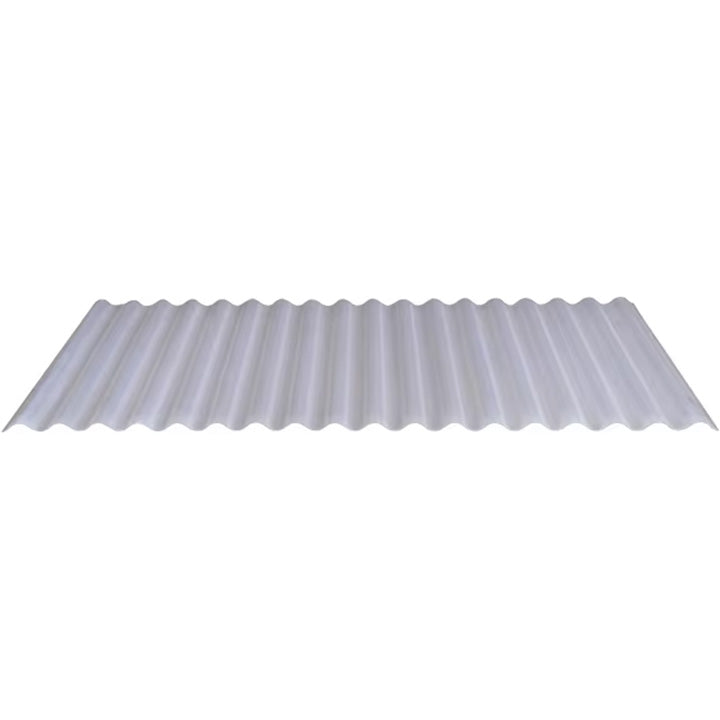 Tấm lợp mái sóng UPVC hình dạng sóng tròn màu trắng